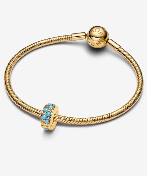 PANDORA（パンドラ） チャーム アクアブルー クリップチャーム