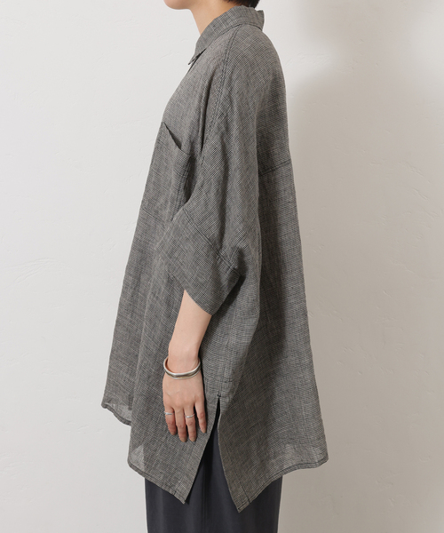 60/-リネンブラウス 60/-リネンプルオーバーブラウス｜ブラウス・シャツ｜KEITH