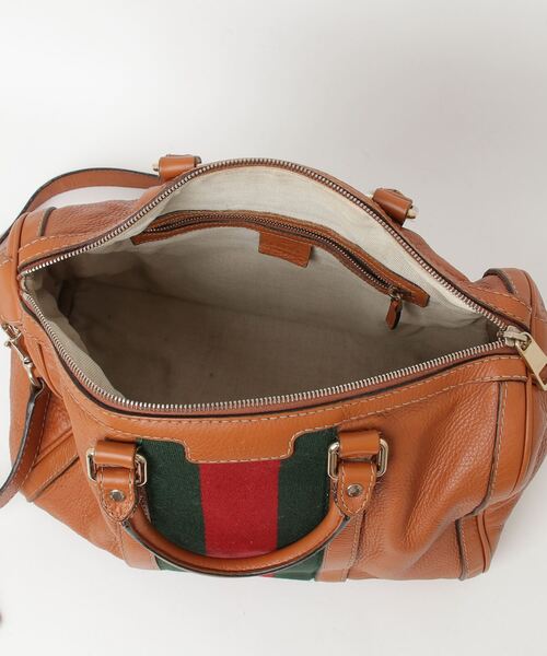 GUCCI 「GUCCI」 2WAYバッグ - ブラウン レディース : ZOZOTOWN