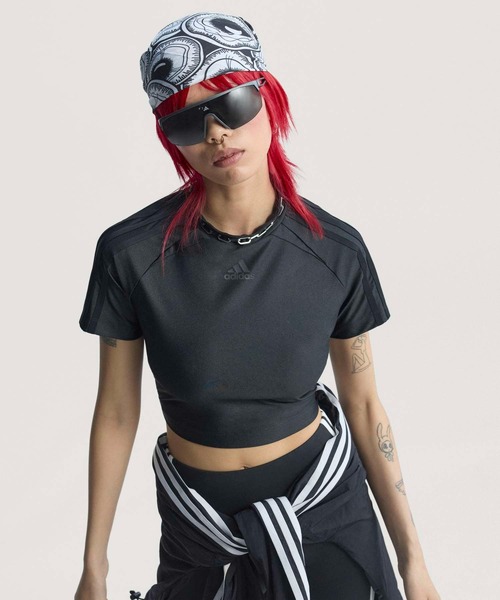 tシャツ チームガイスト アディカラー ベビーTシャツ / アディダスオリジナルス adidas Originals レディース adidas tシャツ チームガイスト アディカラー ベビーTシャツ