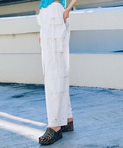 【値下げ】MAISON SPECIAL カーゴパンツ メゾンスペシャル MAISON SPECIAL カーゴパンツ 「UNISEX」Side Purse Wide Pants
