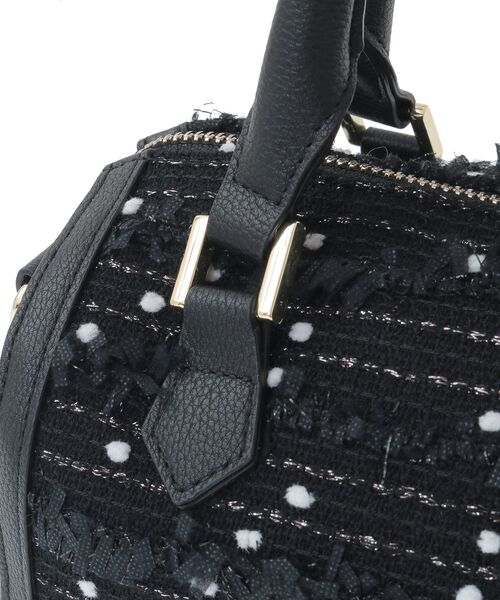 Maison de FLEUR（メゾンドフルール） ボストンバッグ LINTONツイード 