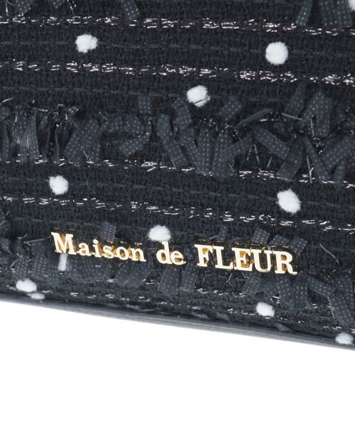 Maison de FLEUR（メゾンドフルール） ボストンバッグ LINTONツイード