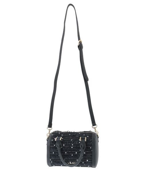 Maison de FLEUR（メゾンドフルール） ボストンバッグ LINTONツイード 