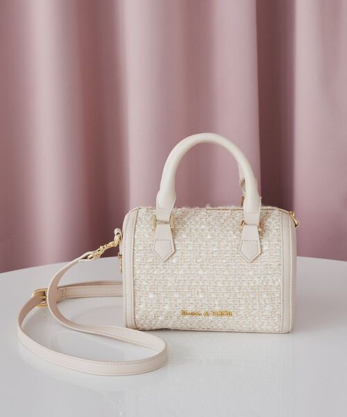 Maison de FLEUR（メゾンドフルール） ボストンバッグ LINTONツイード