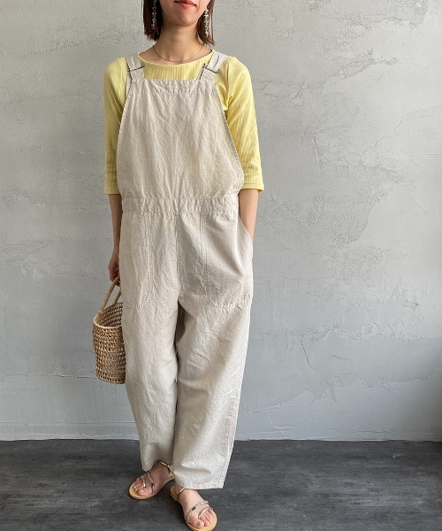 DANTON ブラック オーバーオール WOMEN'S COTTON DRILL OVERALLS SKIRT｜SKIRT｜DANTON(ダントン