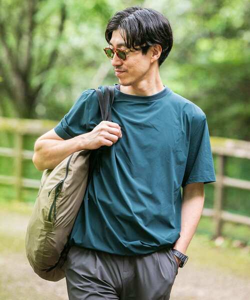 「ITEMS URBANRESEARCH」 半袖Tシャツ LARGE ブラック メンズ