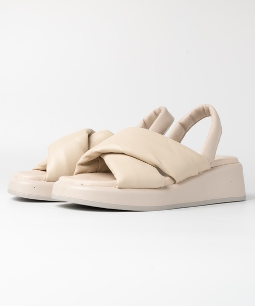 「BONTRE」 フラットサンダル 37 アイボリー レディース_画像5