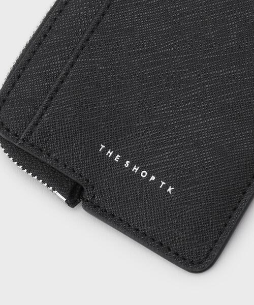 THE SHOP TK 財布 サフィアーノレザー調フラグメントケース
