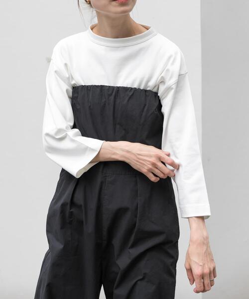 FORK&SPOON（フォークアンドスプーン） tシャツ ボトルネック8分袖T