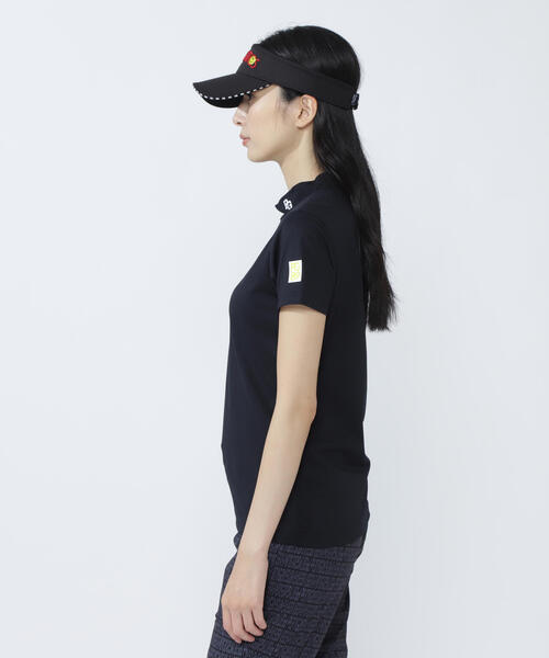 【PEARLY GATES/パーリーゲイツ】サンベールワッフルラインロゴ柄ポロ PEARLY GATES/パーリーゲイツ】サンベールワッフルラインロゴ柄ポロ