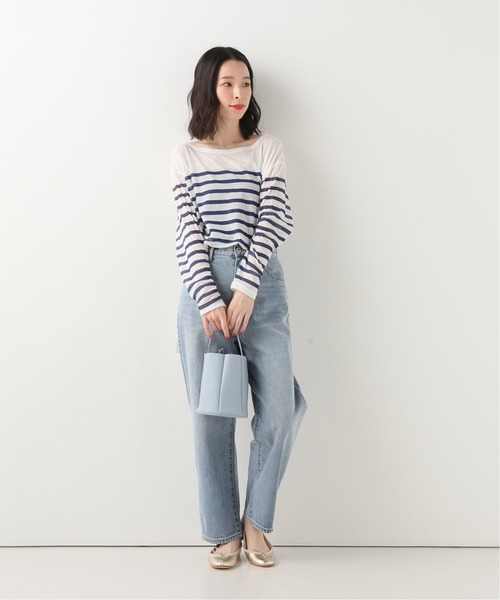 「SLOBE IENA」 加工デニムパンツ 38 ブルー レディース