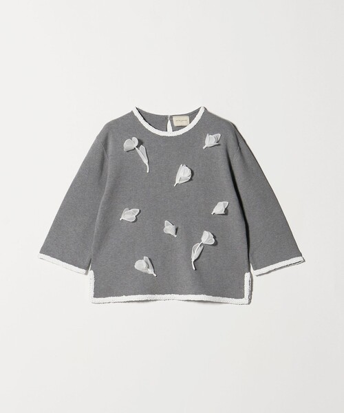 UNITED ARROWS ニット セーター BROCHE フラワーモチーフ