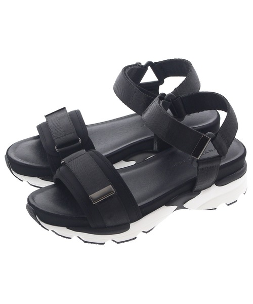 「JELLY BEANS」 フラットサンダル M アイボリー レディース_画像8