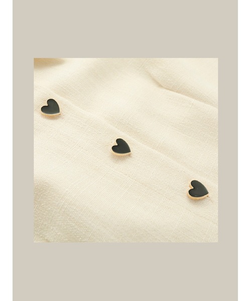 「LA POMME petit」 半袖ワンピース SMALL ペールイエロー レディース_画像3