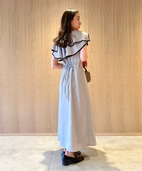 SNIDEL（スナイデル） ノースリーブワンピース 1 ブラウン レディース