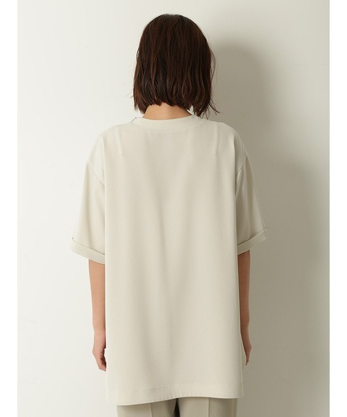 「Mila Owen」 半袖ブラウス FREE ネイビー レディース_画像4