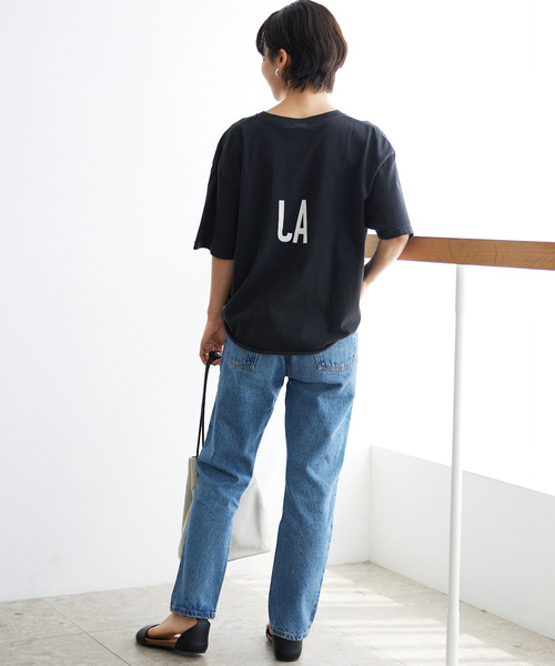 「THE DAY ON THE BEACH」 半袖Tシャツ FREE ブラックミックス レディース_画像4