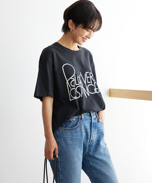 「THE DAY ON THE BEACH」 半袖Tシャツ FREE ブラックミックス レディース_画像6