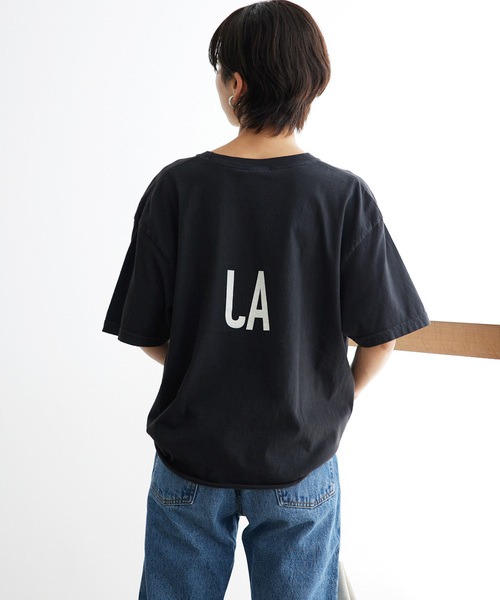 「THE DAY ON THE BEACH」 半袖Tシャツ FREE ブラックミックス レディース_画像7