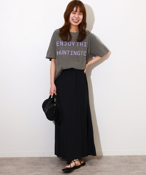 「THE DAY ON THE BEACH」 半袖Tシャツ FREE ブラックミックス レディース_画像8