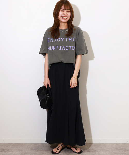 「THE DAY ON THE BEACH」 半袖Tシャツ FREE ブラックミックス レディース_画像9