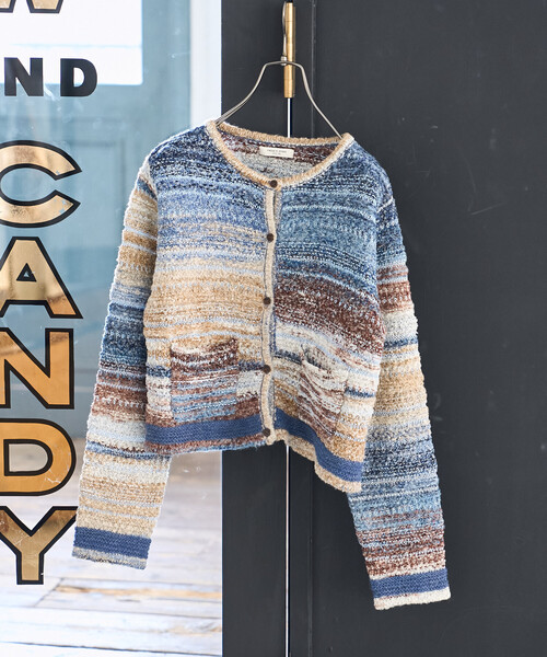 ミックスヤーンニットカーディガン 2WAYミックスヤーンニットカーディガン / CRAFT STANDARD