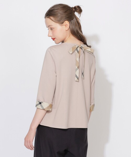 CB CRESTBRIDGE tシャツ 「Quiet checkシリーズ」2WAYテディファー