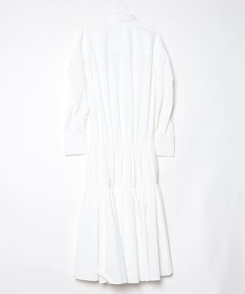 UN3D.（アンスリード） シャツワンピース 38 ホワイト レディース