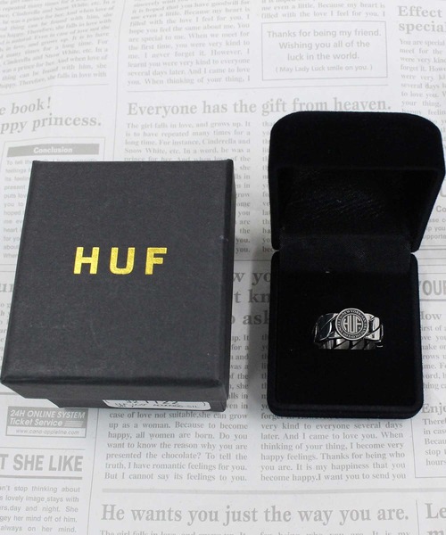 HUF（ハフ） 指輪 リング リージョナルキューバリンクリング 指輪