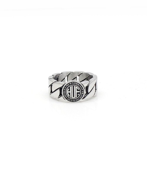 リング(指輪) HUF REGIONAL RING SILVER HUF（ハフ） 指輪 リング リージョナルキューバリンクリング 指輪