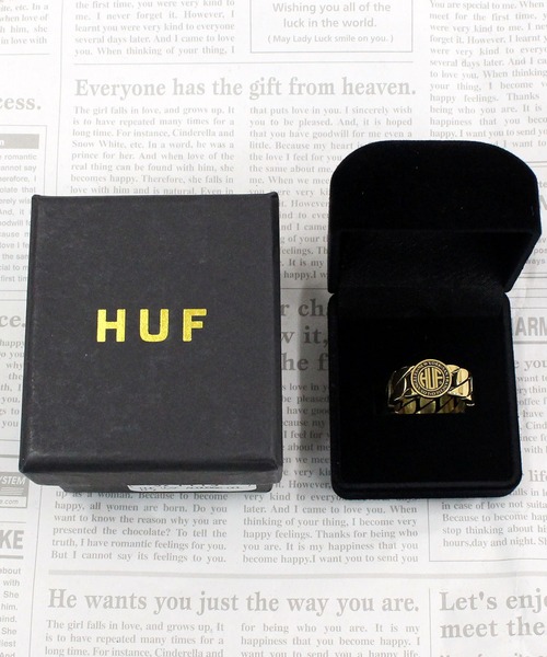 HUF（ハフ） 指輪 リング リージョナルキューバリンクリング 指輪