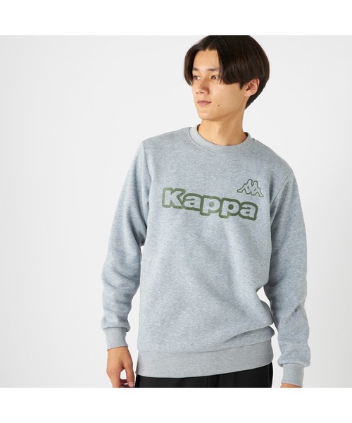 Kappa Italy カッパ　スキーウェアLサイズ 起毛裏 新品 カーキ Kappa（カッパ） レディース スウェット トレーナー 裏起毛 トップス