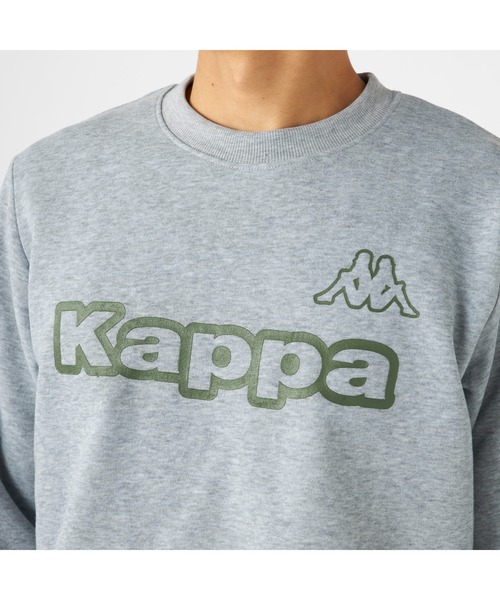 トレーナー スウェット Kappa カッパ 軽量 裏起毛 クルーネック スウェット トレーナー メンズ | Kappa | 22