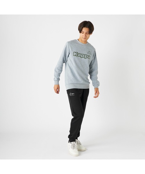 Kappa（カッパ） トレーナー スウェット 軽量 裏起毛 クルーネック