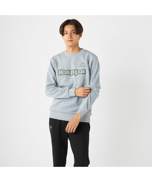 トレーナー スウェット Kappa カッパ 軽量 裏起毛 クルーネック スウェット トレーナー メンズ | Kappa | 18