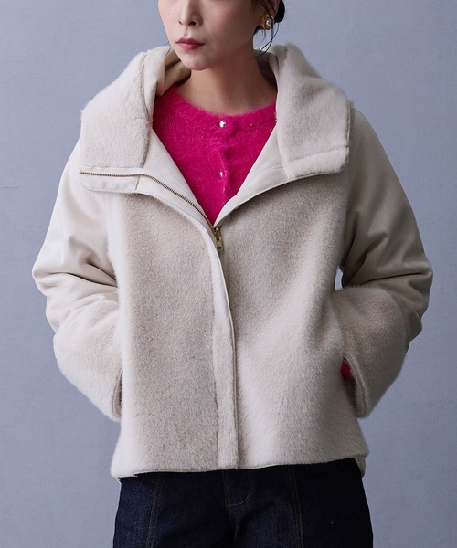 NICOLE white（ニコルホワイト） ブルゾン アウター リバーシブル