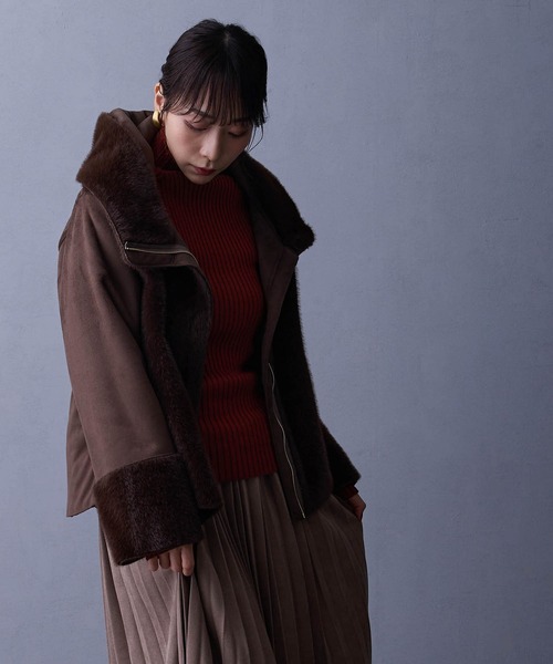 NICOLE white（ニコルホワイト） ブルゾン アウター リバーシブル