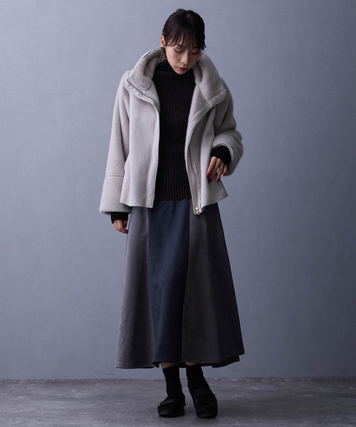 NICOLE white（ニコルホワイト） ブルゾン アウター リバーシブル