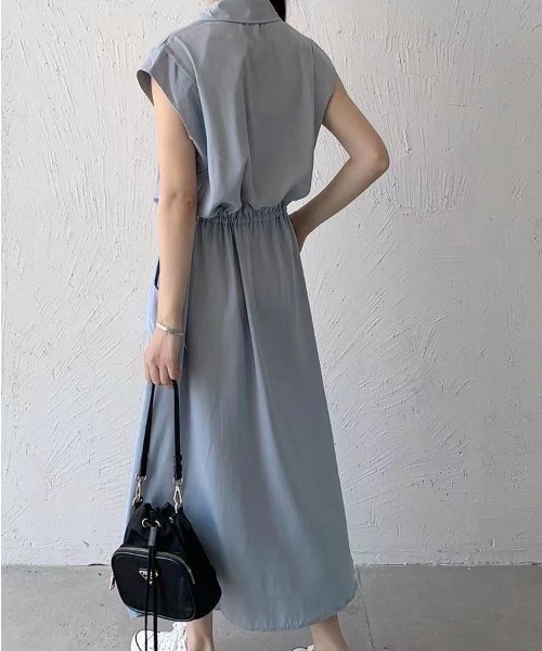 「a lot of love」 ノースリーブワンピース FREE ベージュ レディース_画像3