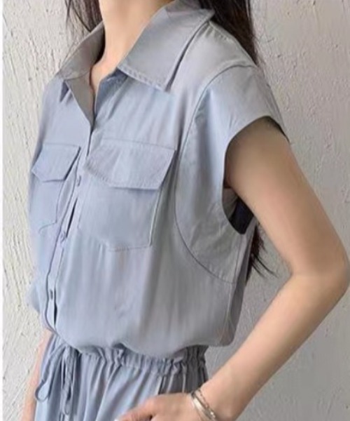 「a lot of love」 ノースリーブワンピース FREE ベージュ レディース_画像5