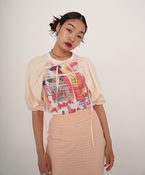 「TINA：JOJUN」 ボレロ M サックスブルー レディース_画像2