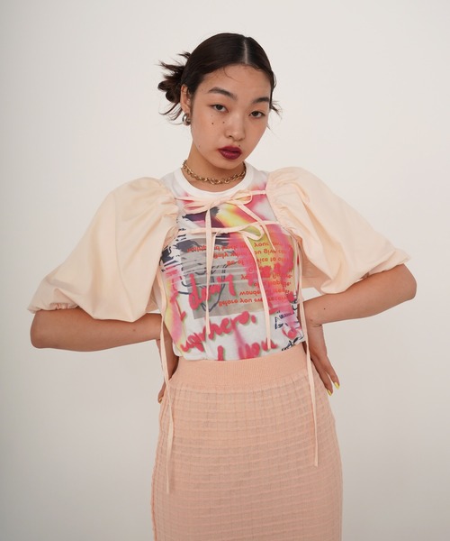 「TINA：JOJUN」 ボレロ M サックスブルー レディース_画像3