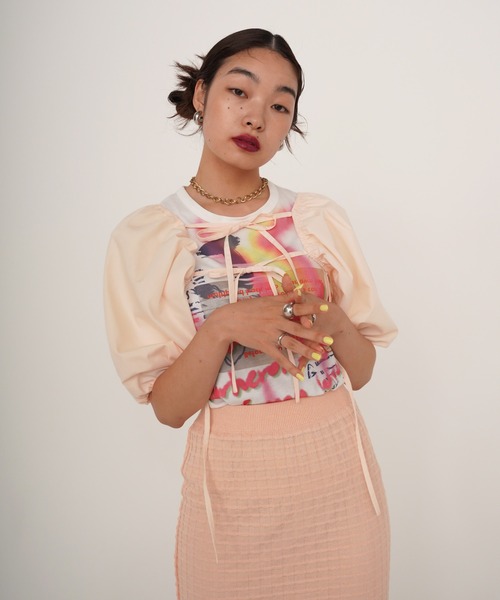 「TINA：JOJUN」 ボレロ M サックスブルー レディース_画像5