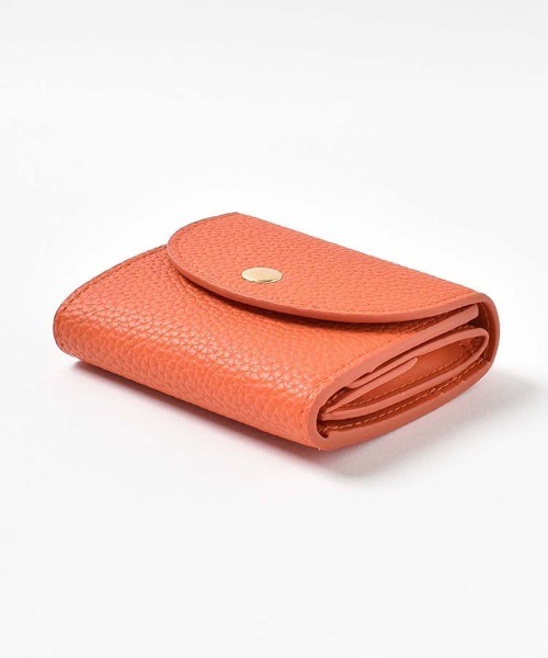 Bleu Bleuet（ブルーブルーエ） 財布 カーブフラップ二つ折財布