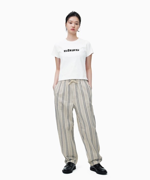 「thisisneverthat」 半袖Tシャツ S ベージュ メンズ_画像4