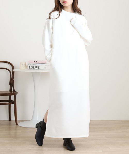 OMNES（オムネス） ワンピース ダンボールニット ショートプルオーバー