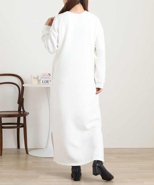 OMNES（オムネス） ワンピース ダンボールニット ショートプルオーバー