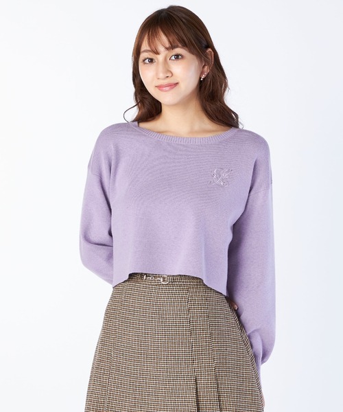 「LAISSE PASSE」 長袖ニット 38 ピンク レディース_画像2