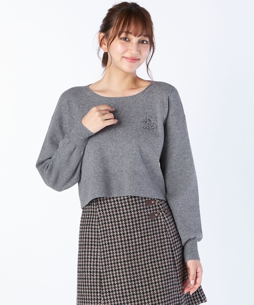 「LAISSE PASSE」 長袖ニット 38 ピンク レディース_画像3